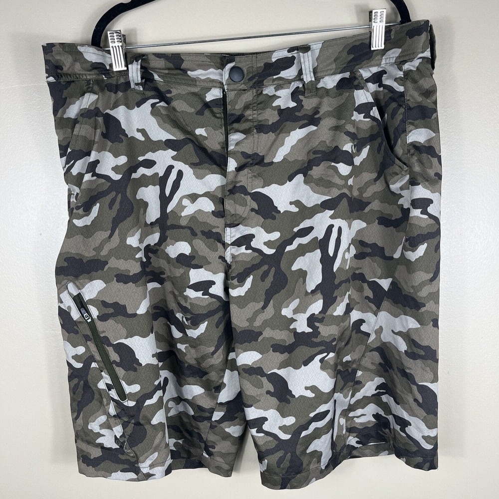 KILLIK Men’s Camo Board Shorts Swim Trunks Size 38 pockets stretch